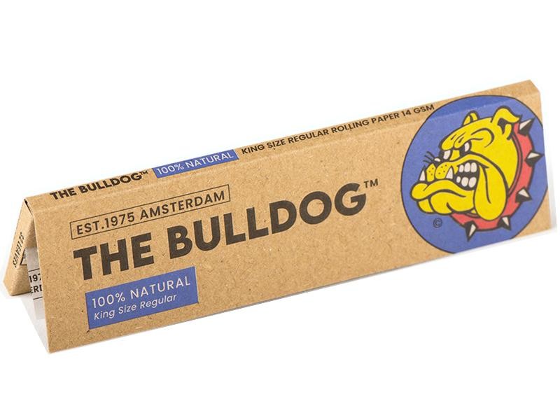 THE BULLDOG Cartine KING SIZE NATURAL ECO Hemp 1